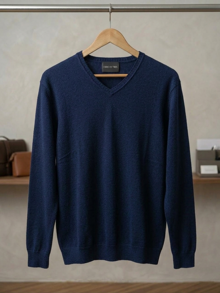 5249AM - SWEATER PORTER AZUL MARINO